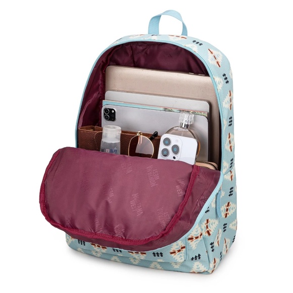 Montana West Aztec Print Backpack -2Pcs Set - Jean main image 3